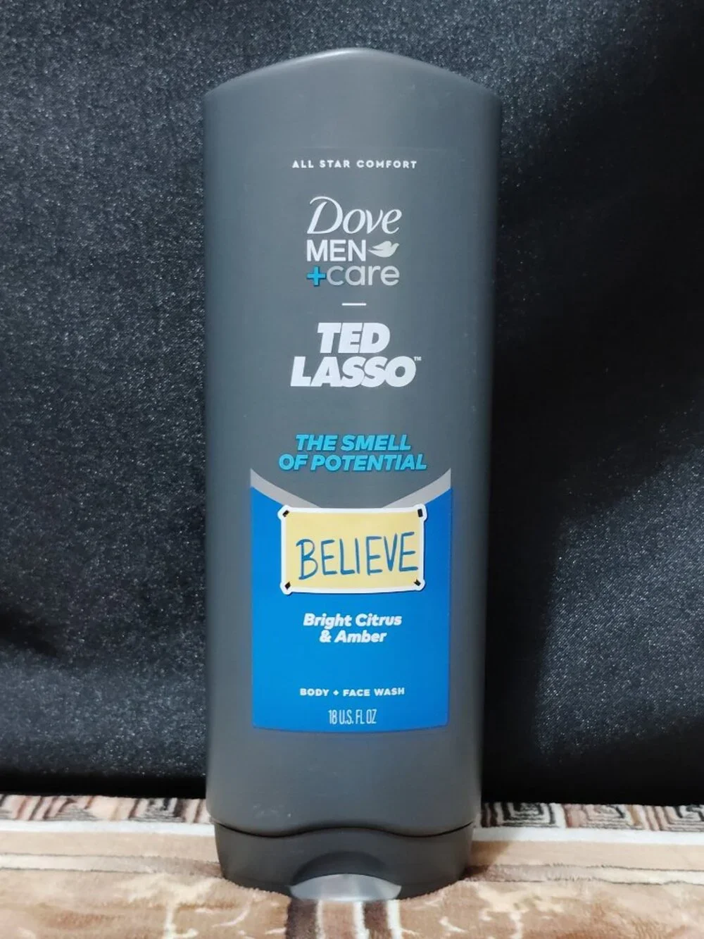 Dove Men+Care Hydrating Clean Comfort Body Wash & Ted Lasso Believe
